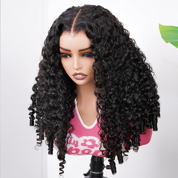 13x6 Glueless Burmese Curly Wig – Pre-Plucked Natural Hairline