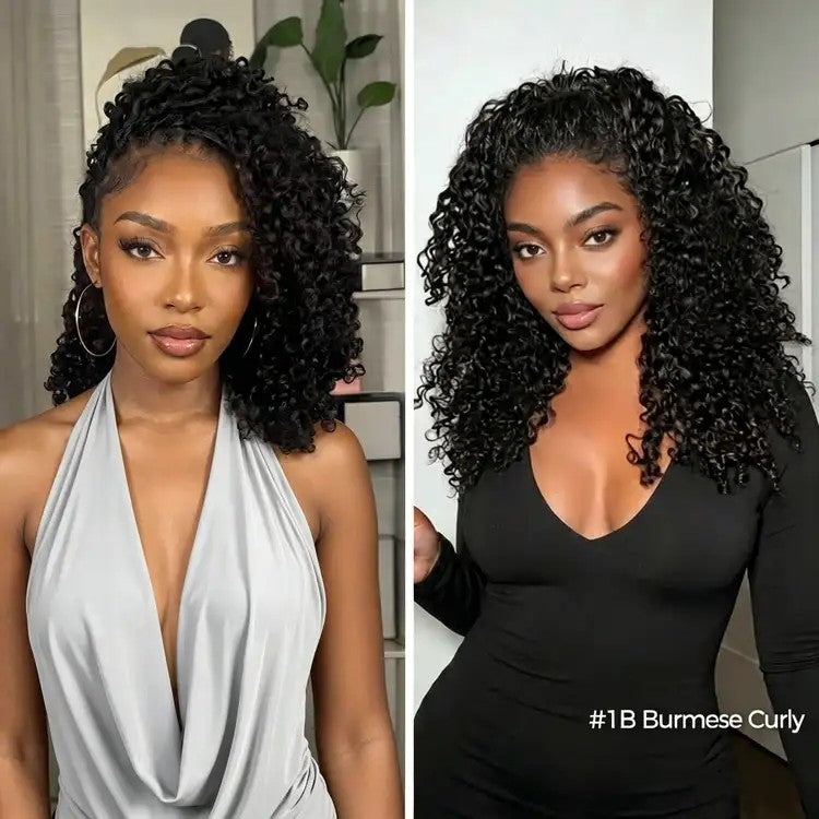 Seamless Crochet Human Hair – Natural Blend, Fast Install & Full Coverage 🤍