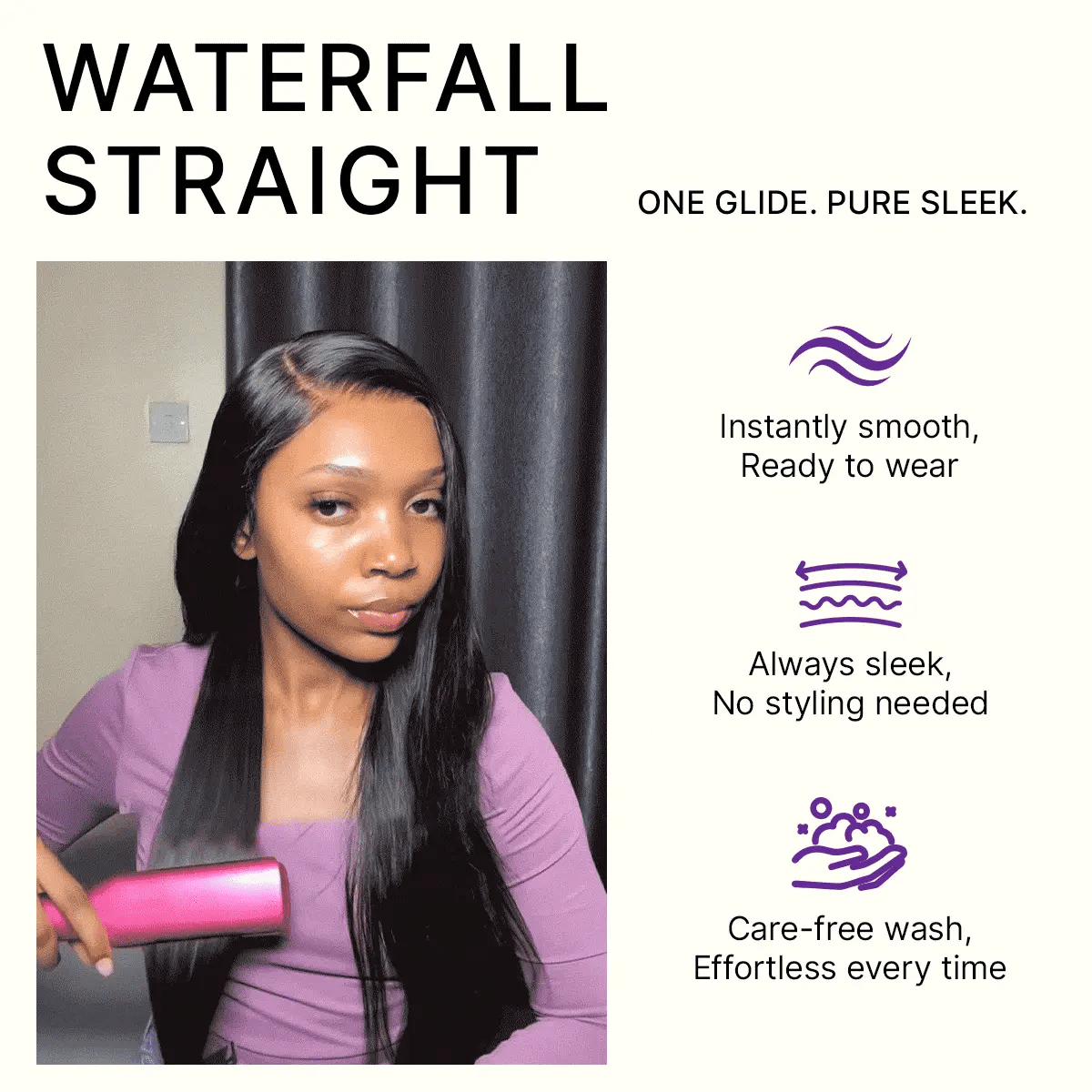 All-Day Comfort Glueless Wig – 7x6 HD Lace, Natural & Easy Fit