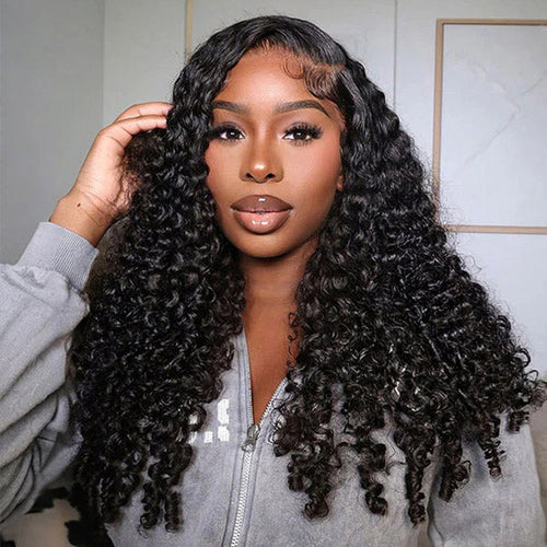 13x6 Glueless Burmese Curly Wig – Pre-Plucked Natural Hairline