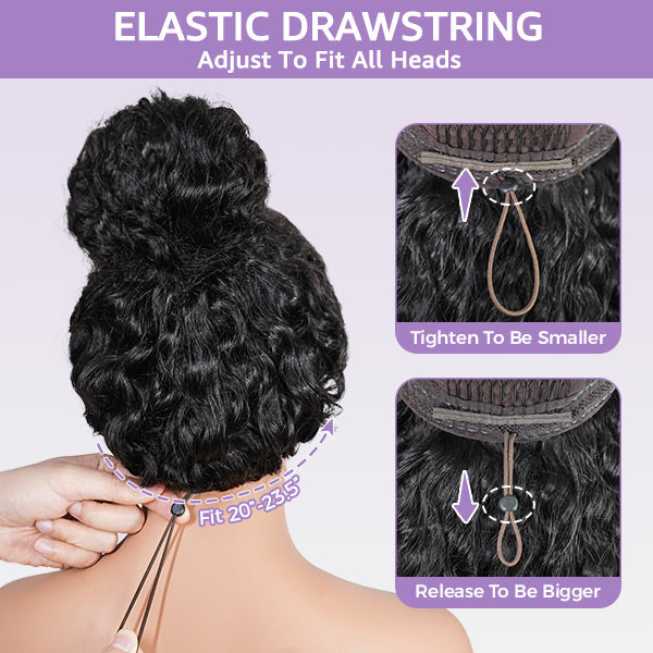 13x6 Glueless Burmese Curly Wig – Pre-Plucked Natural Hairline