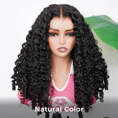 13x6 Glueless Burmese Curly Wig – Pre-Plucked Natural Hairline