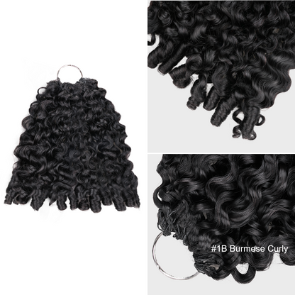 Seamless Crochet Human Hair – Natural Blend, Fast Install & Full Coverage 🤍