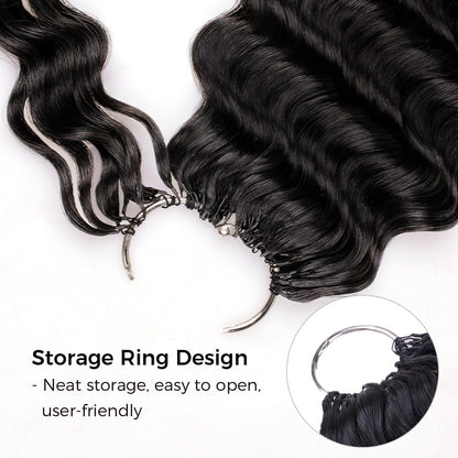Seamless Crochet Human Hair – Natural Blend, Fast Install & Full Coverage 🤍