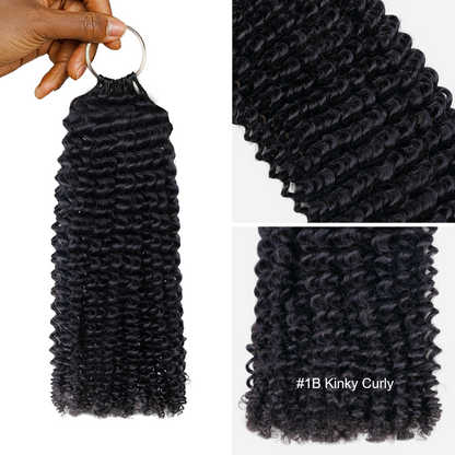 Seamless Crochet Human Hair – Natural Blend, Fast Install & Full Coverage 🤍