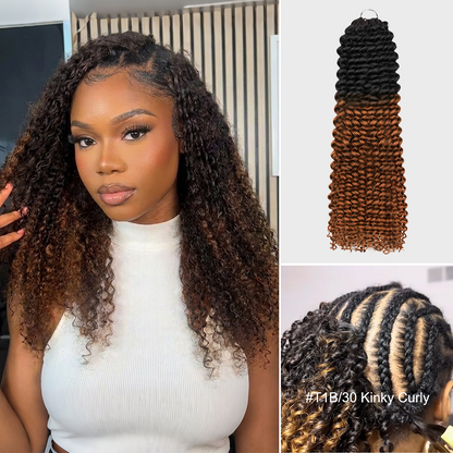 Seamless Crochet Human Hair – Natural Blend, Fast Install & Full Coverage 🤍