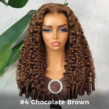 13x6 Glueless Burmese Curly Wig – Pre-Plucked Natural Hairline