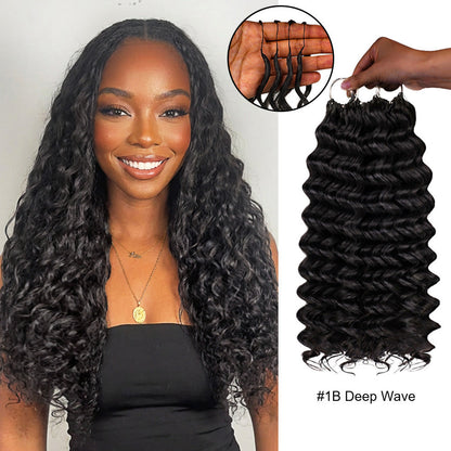 Seamless Crochet Human Hair – Natural Blend, Fast Install & Full Coverage 🤍