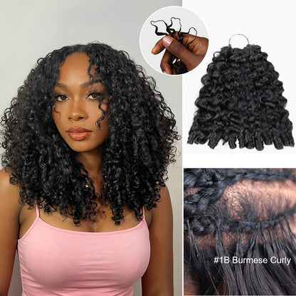 Seamless Crochet Human Hair – Natural Blend, Fast Install & Full Coverage 🤍